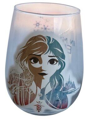 Disney Frozen II Elsa "In My Element" 16 oz. Contour Glass Tumbler 4.5" Tall